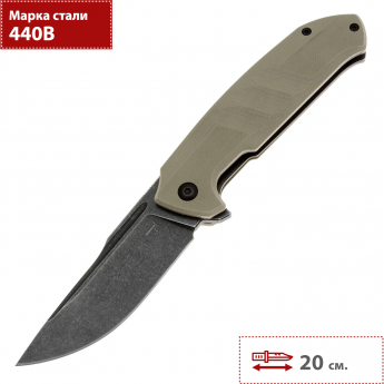 Складной нож BOKER PLUS BARCHAN 01BP0039 Складной нож BOKER PLUS BARCHAN 01BP0039